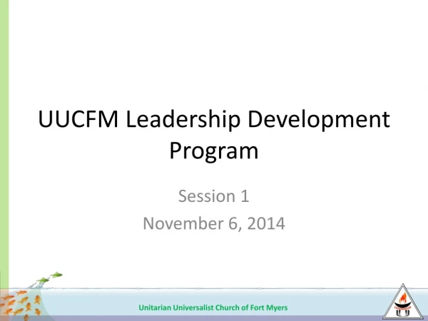 UUCFM Leadership Development Program