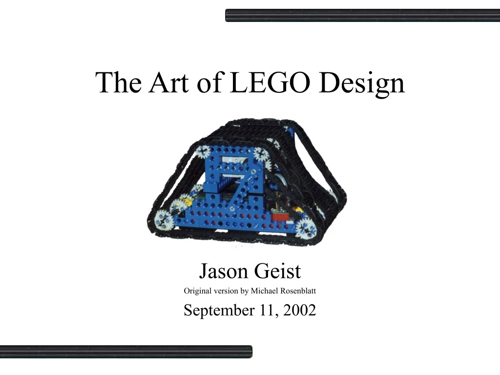 the art of lego design