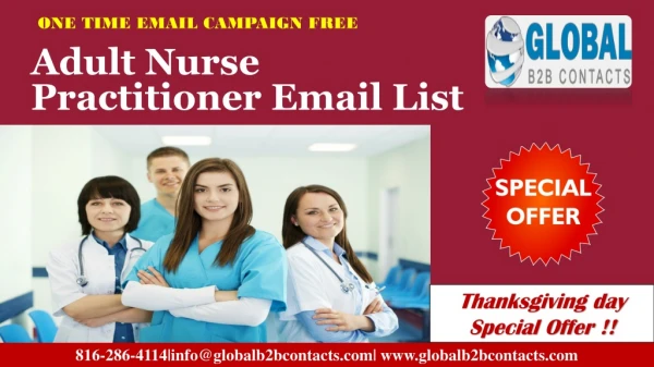 Adult Nurse Practitioner Email List