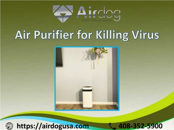 Best Air Purifier for Killing Virus with TPA technology | Airdog USA