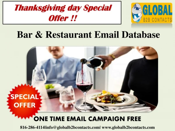 thanksgiving day special offer