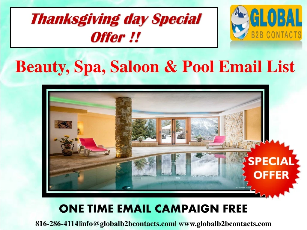 thanksgiving day special offer