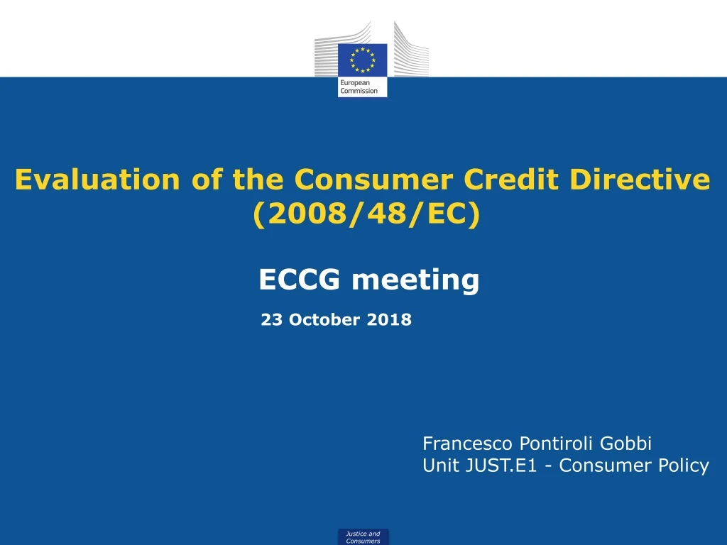 evaluation of the consumer credit directive 2008