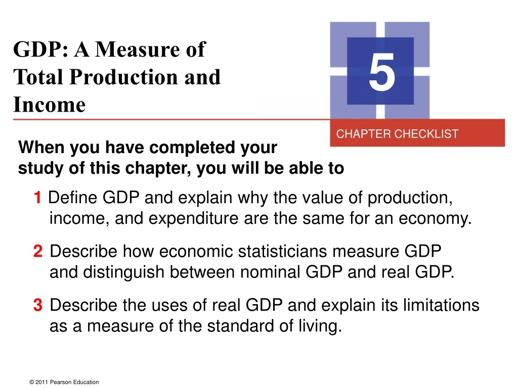 gdp a measure of total production and income