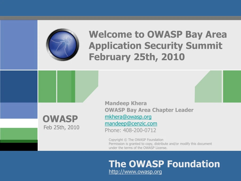 welcome to owasp bay area application security