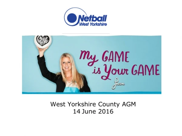 West Yorkshire County AGM 14 June 2016
