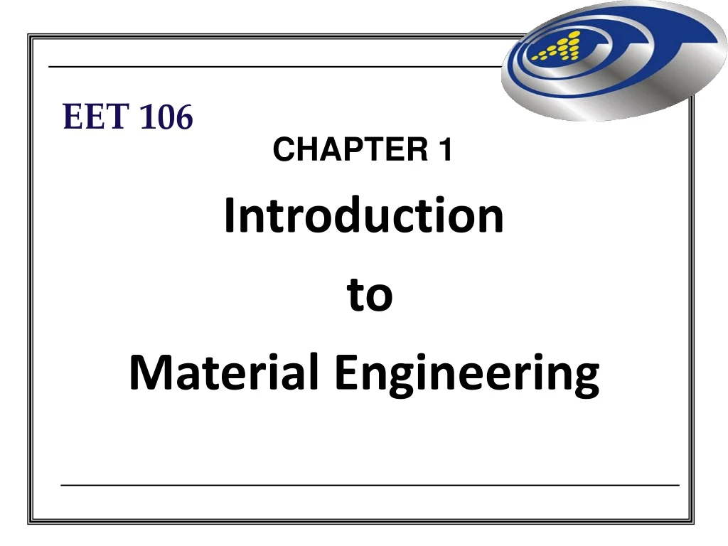 chapter 1 introduction to material engineering