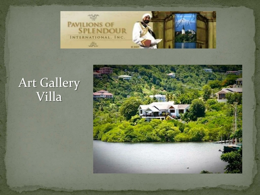 art gallery villa