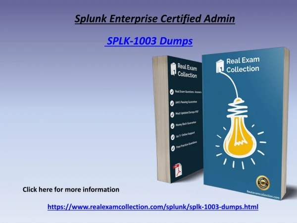 Updated splunk splk-1003 Exam Dumps - splk-1003 Question Answers