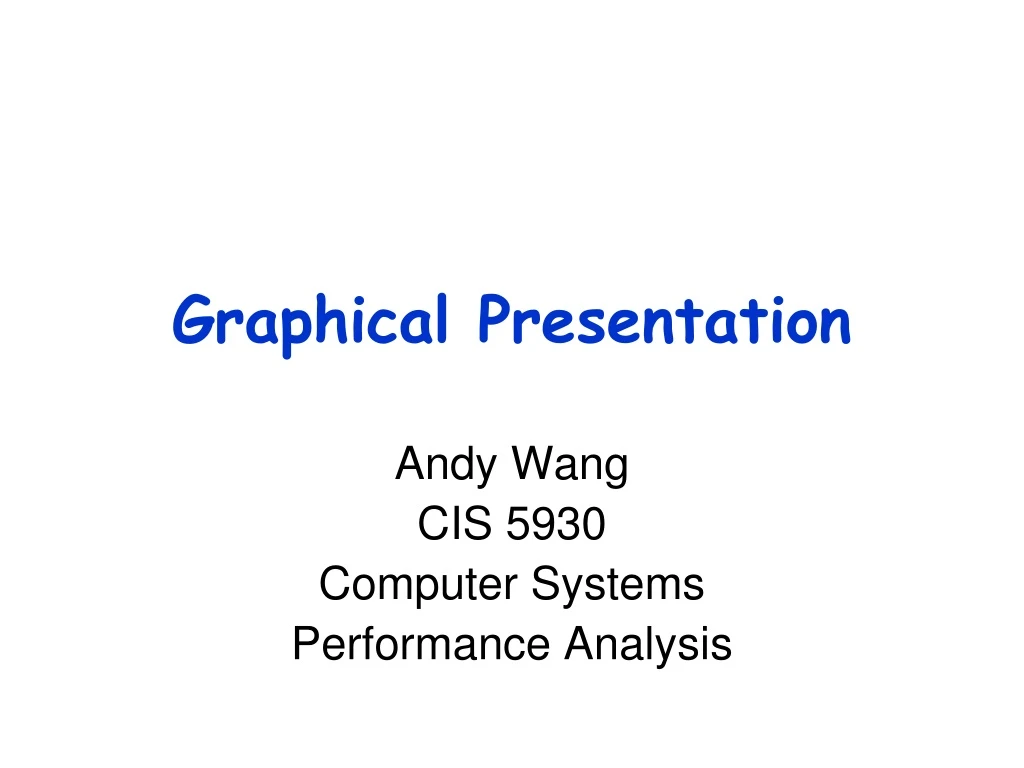 graphical presentation