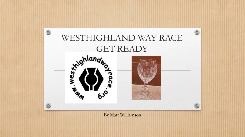 westhighland way race get ready