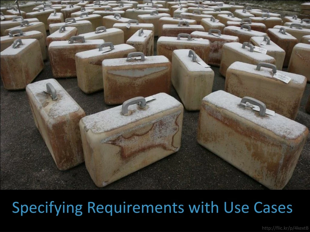 specifying requirements with use cases