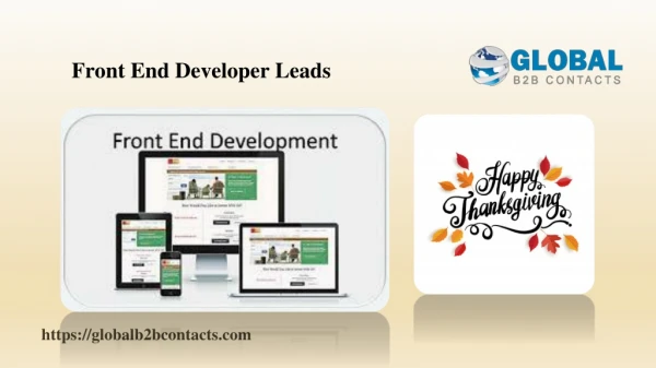 Front End Developer Leads