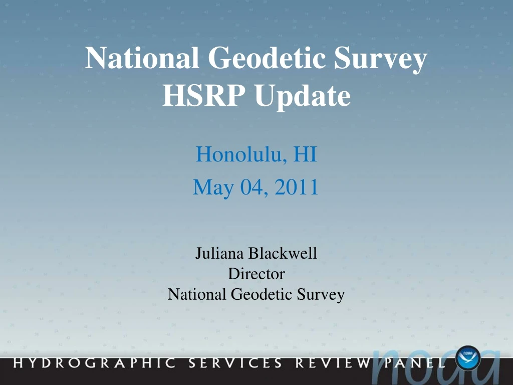national geodetic survey hsrp update