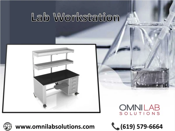 Customizable Lab Workstation by OMNI Lab solutions