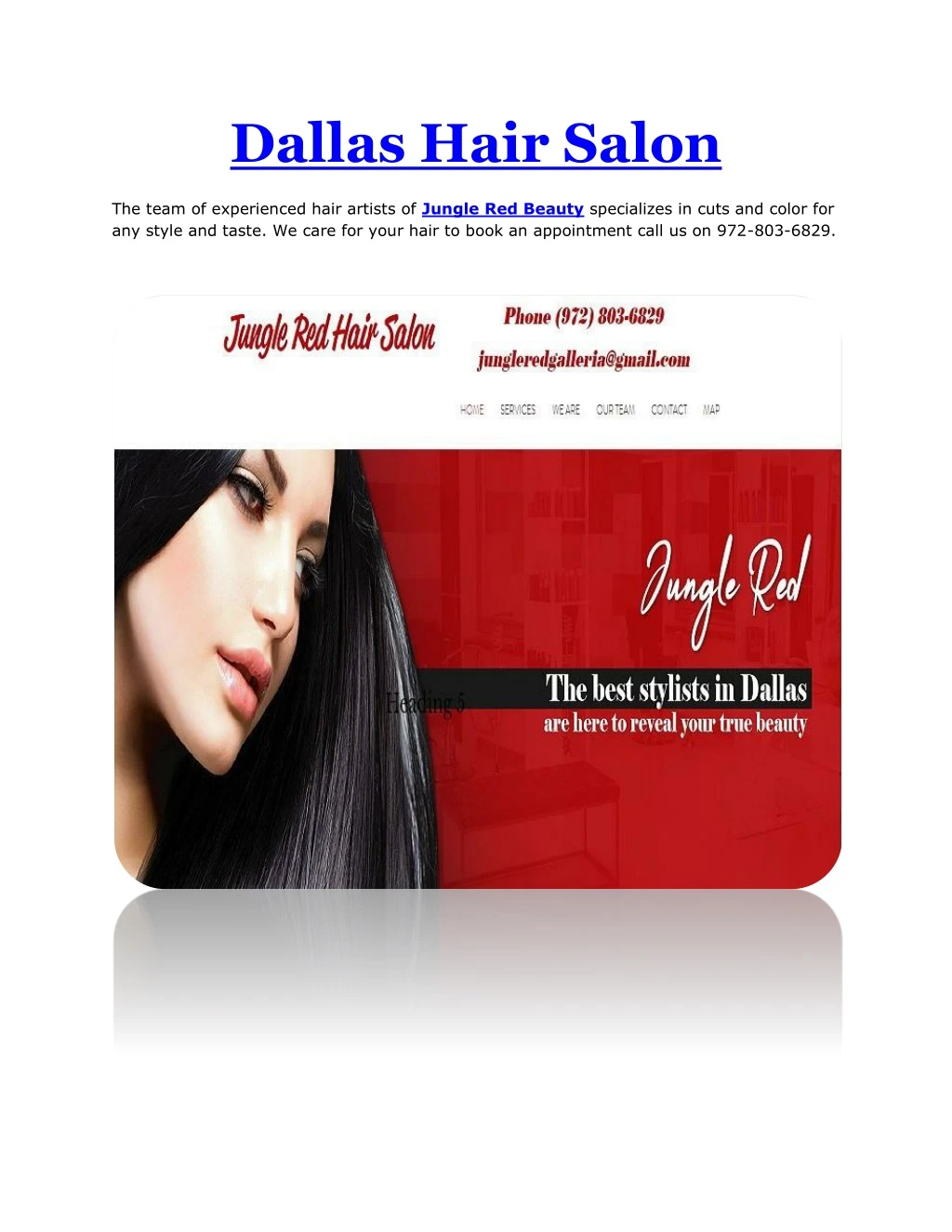 dallas hair salon