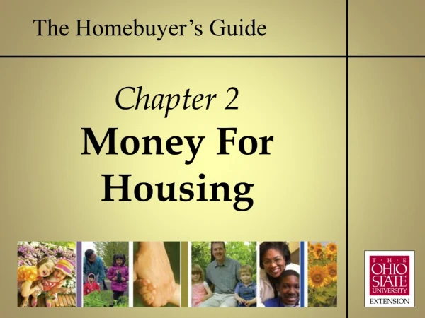 Chapter 2 Money For Housing