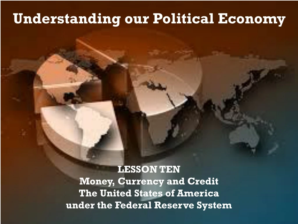 understanding our political economy