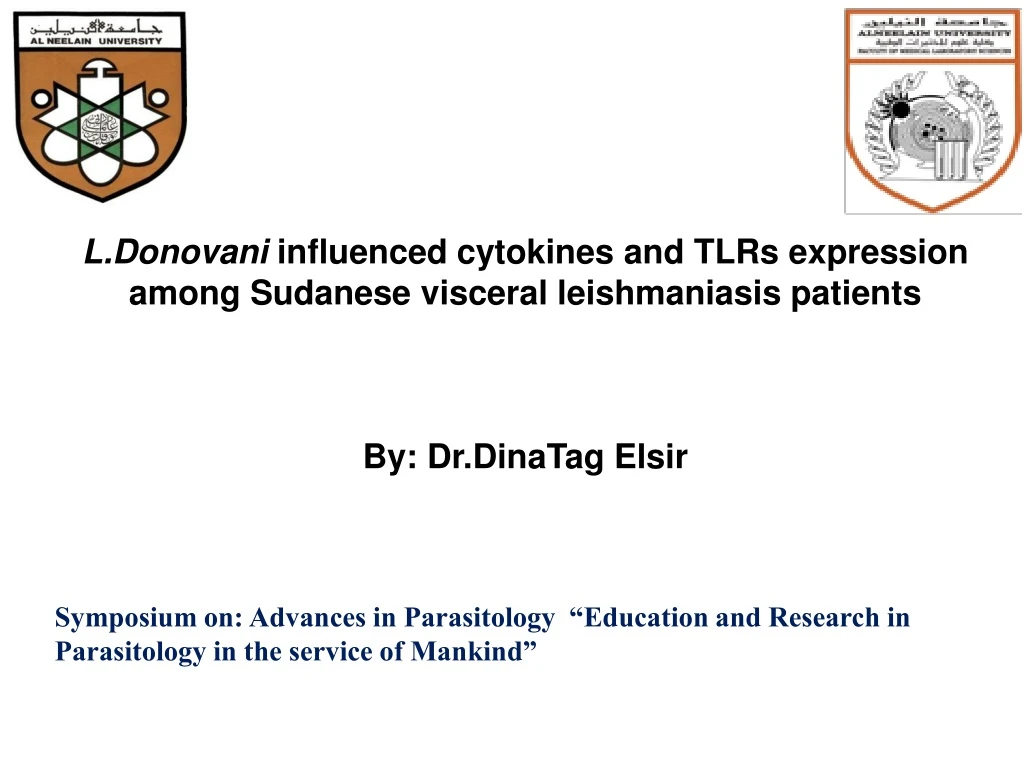 l donovani influenced cytokines and tlrs