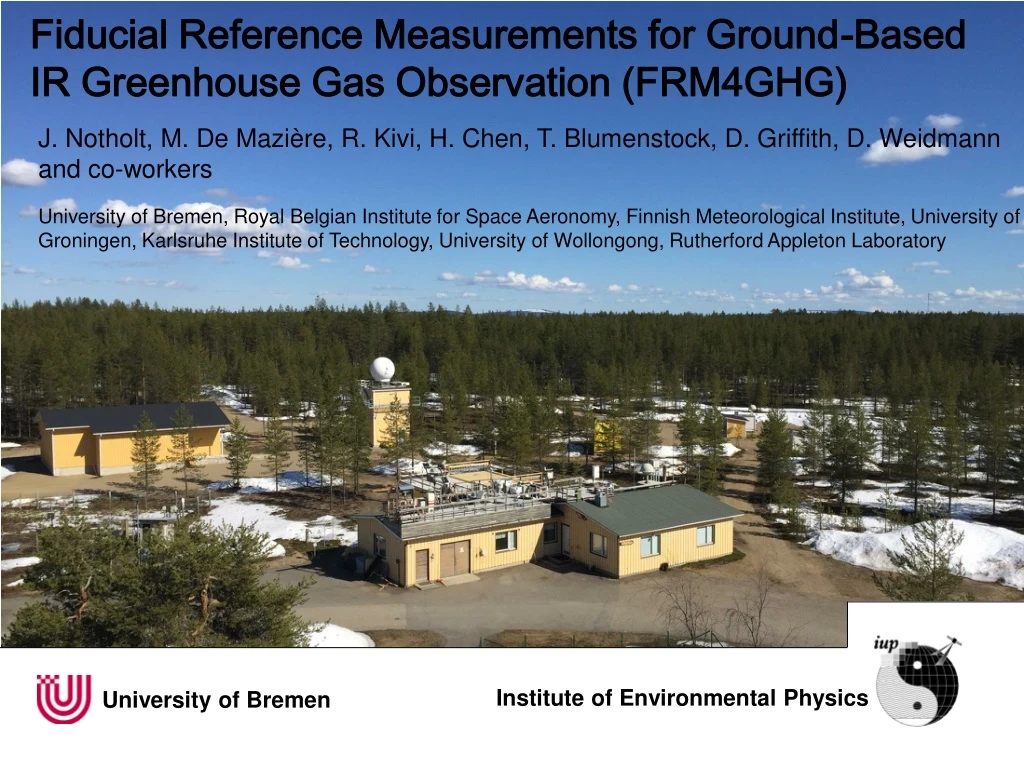 fiducial reference measurements for ground based