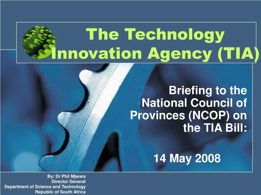 the technology innovation agency tia