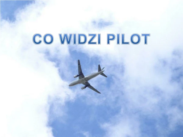 CO WIDZI PILOT