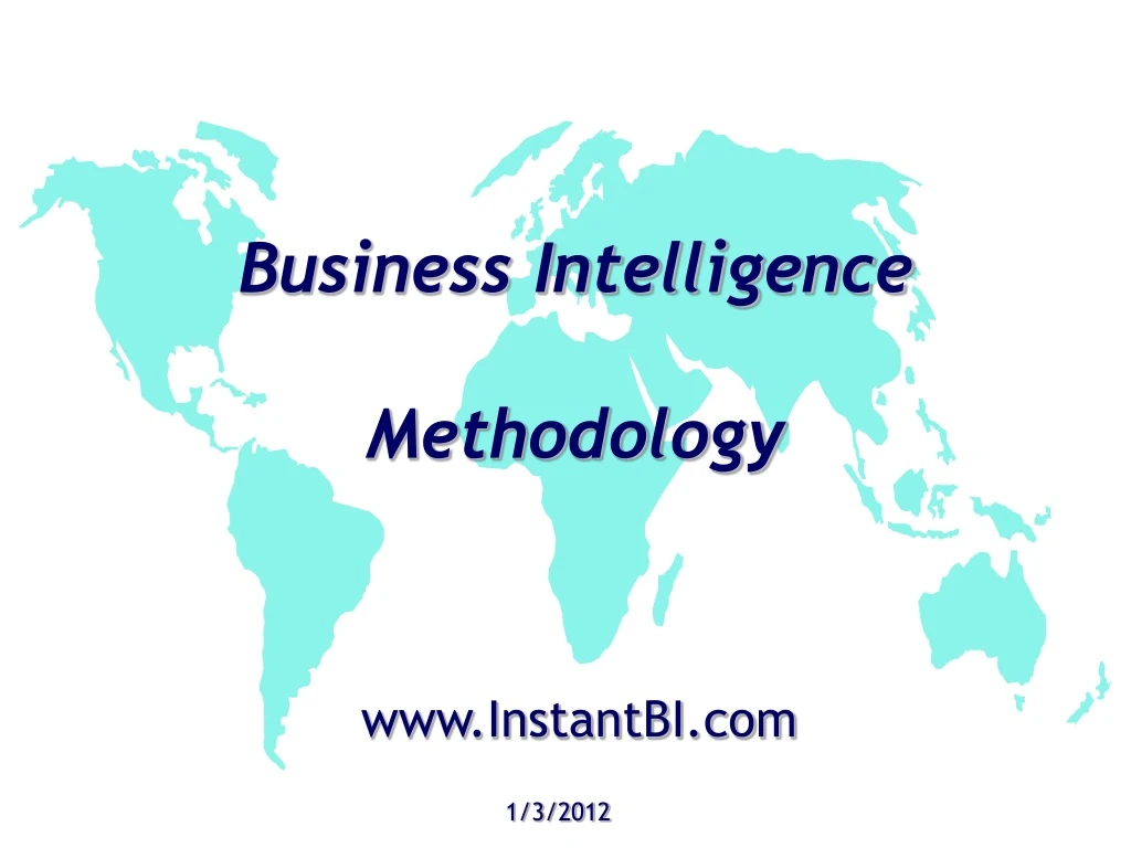 business intelligence methodology