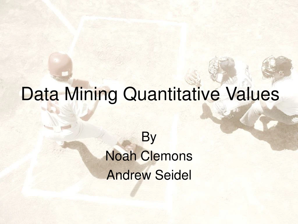 data mining quantitative values