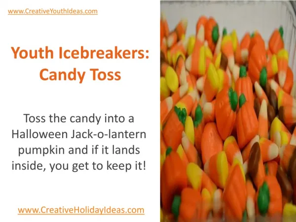 Youth Icebreakers: Candy Toss