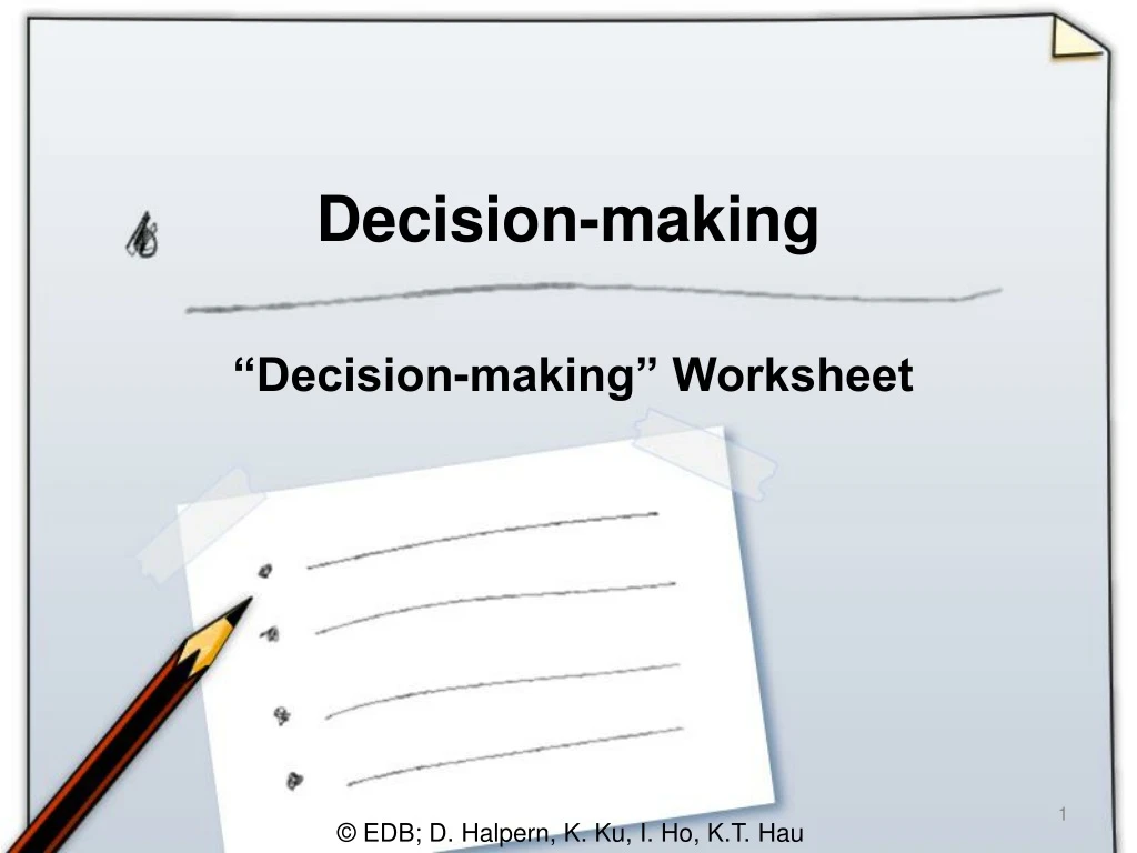 decision making