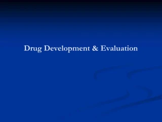 Drug Development Evaluation - slide 1
