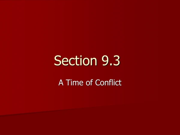 Section 9.3