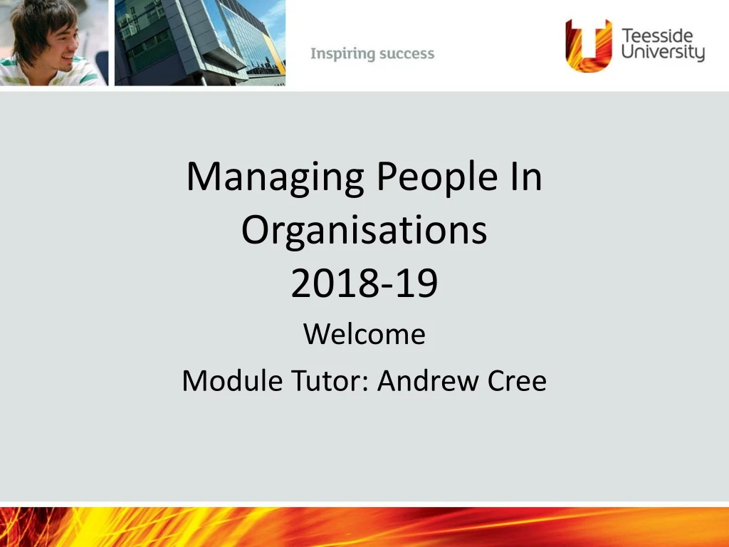 managing people in organisations 2018 19