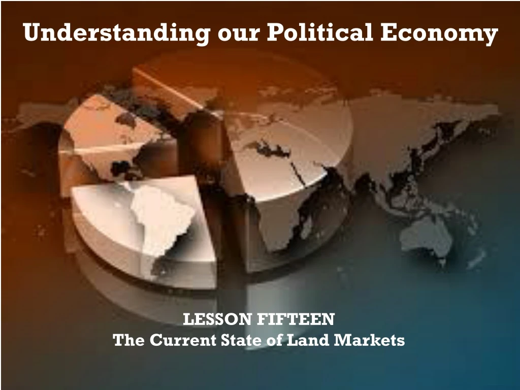 understanding our political economy