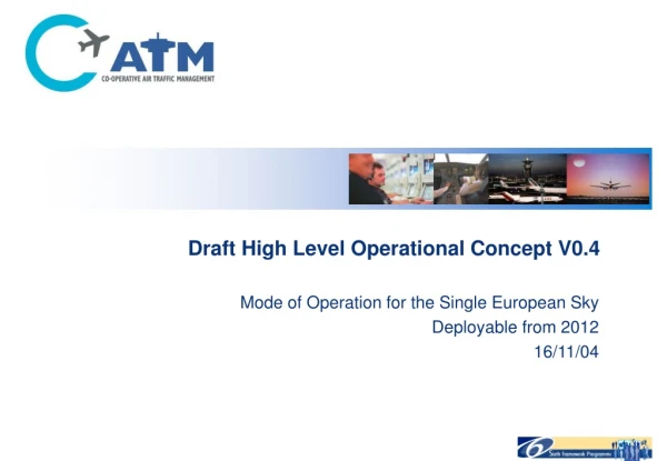 Draft High Level Operational Concept V0.4