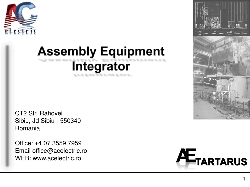 assembly equipment integrator