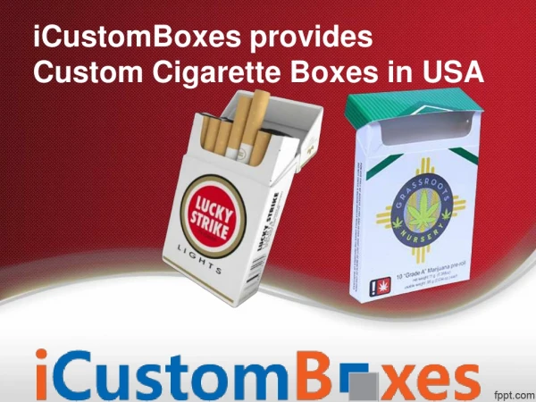 Cigarette boxes