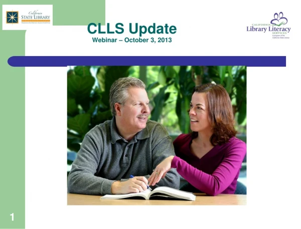 CLLS Update Webinar – October 3, 2013