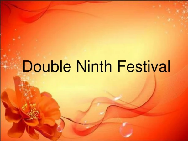 Double Ninth Festival