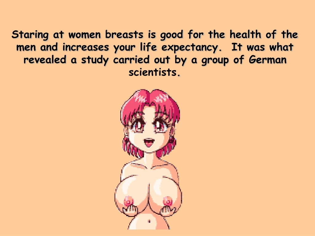 staring at women breasts is good for the health