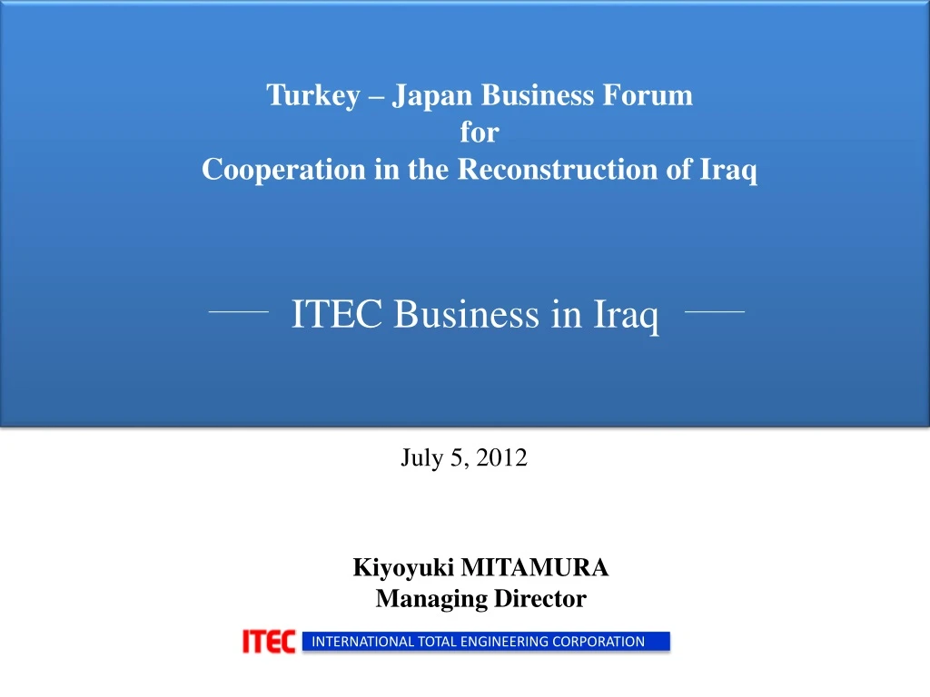 turkey japan business forum for cooperation