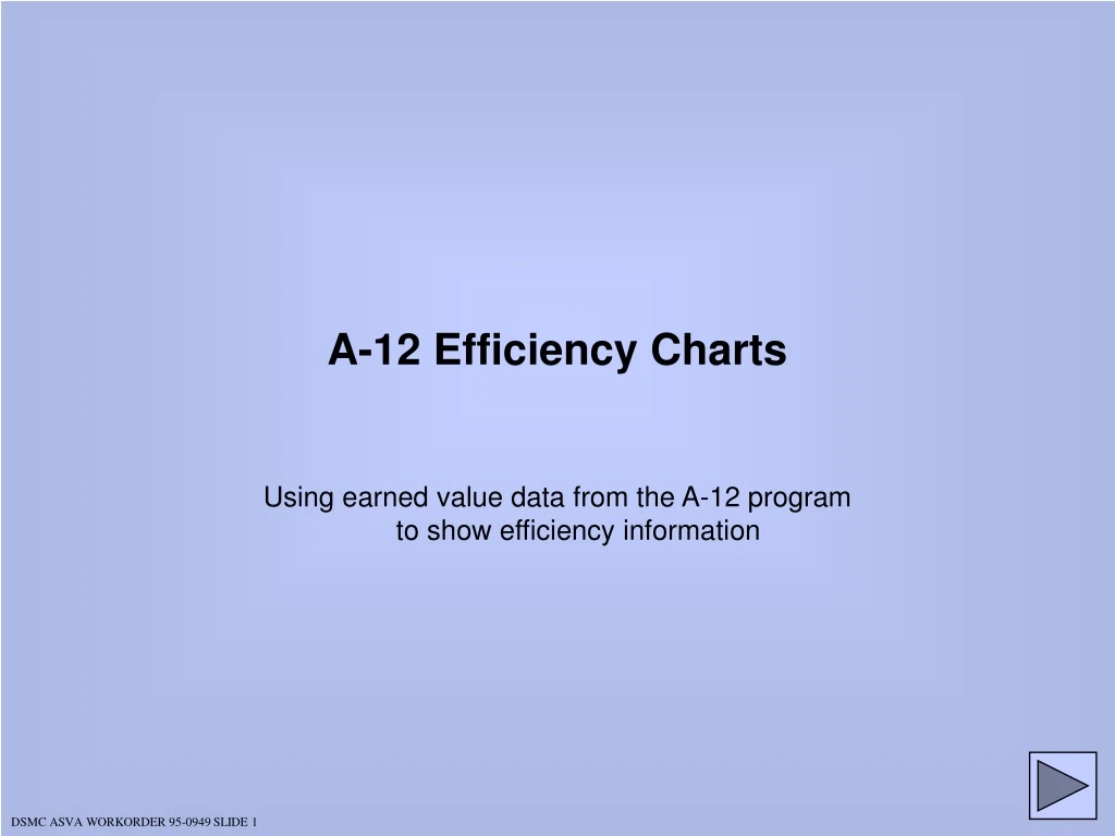 a 12 efficiency charts
