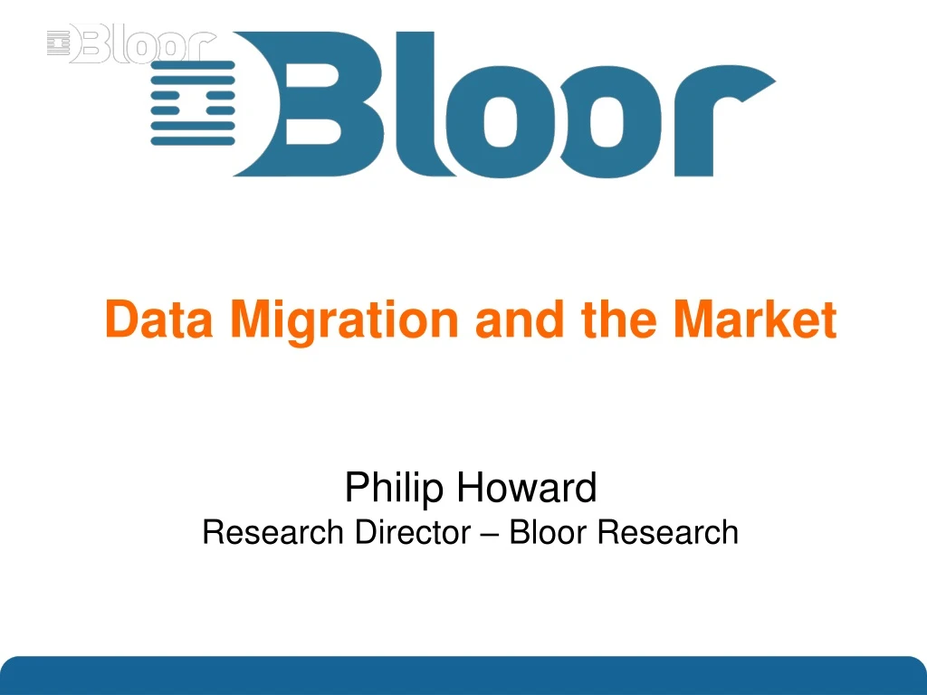 data migration and the market