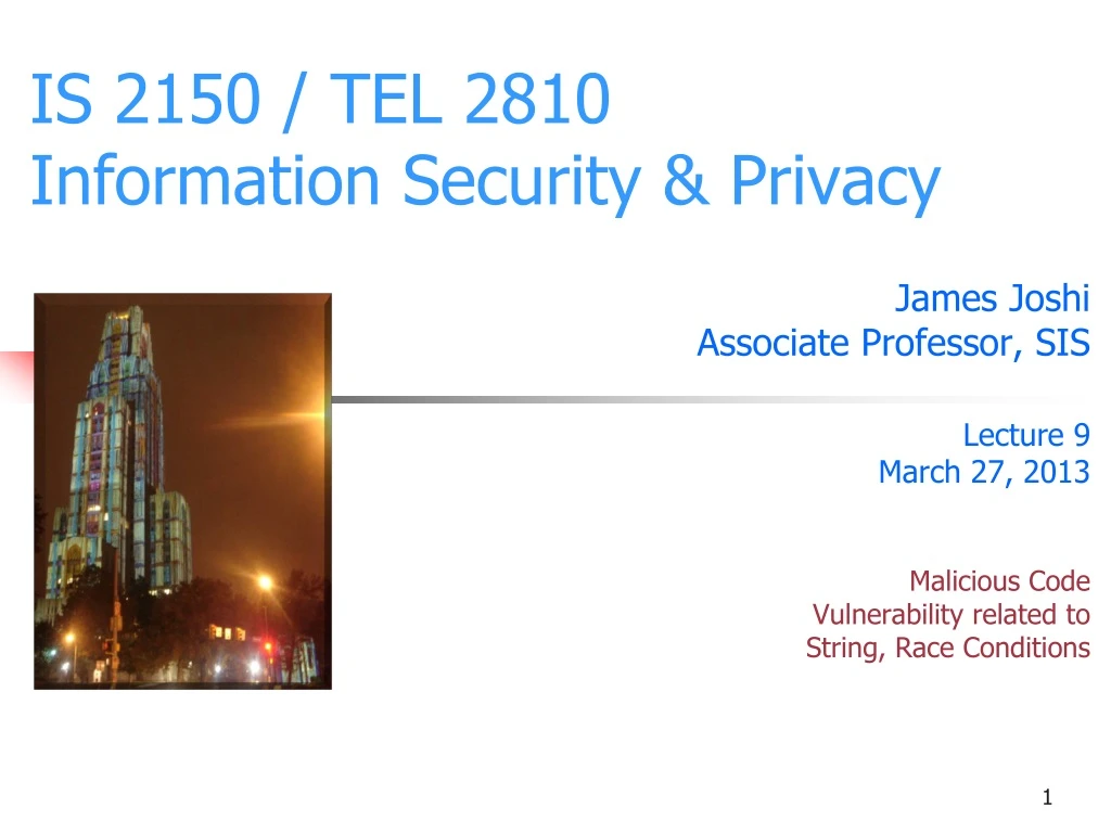 is 2150 tel 2810 information security privacy