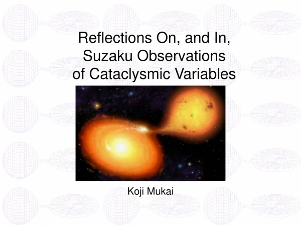 Reflections On, and In, Suzaku Observations of Cataclysmic Variables