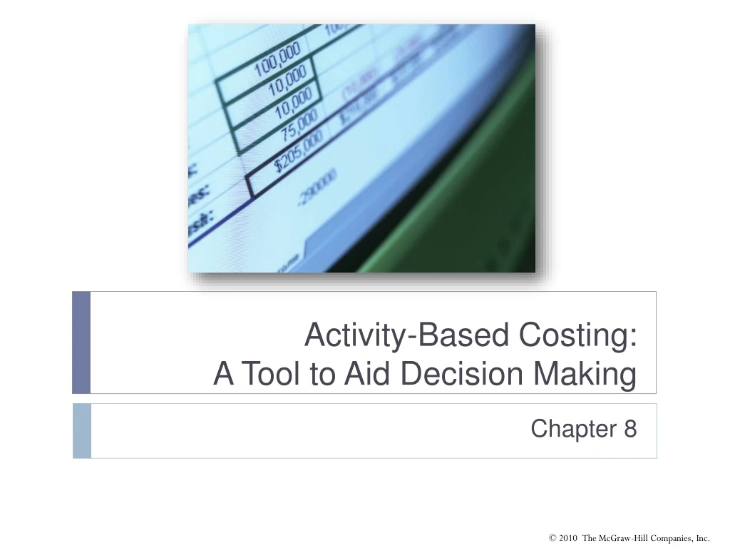 activity based costing a tool to aid decision making