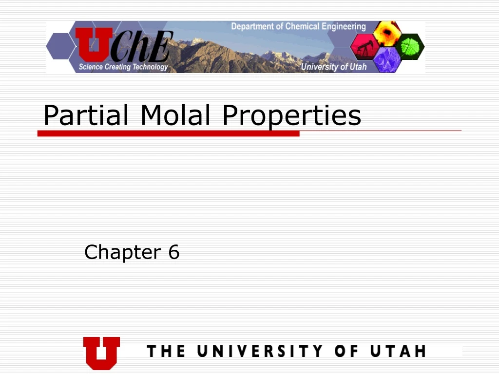 partial molal properties