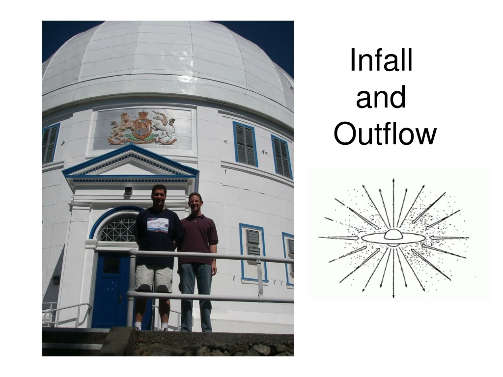 infall and outflow