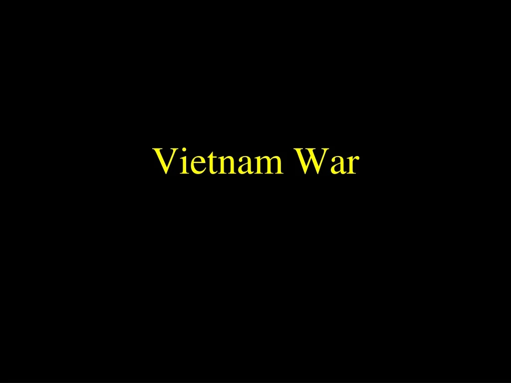 vietnam war