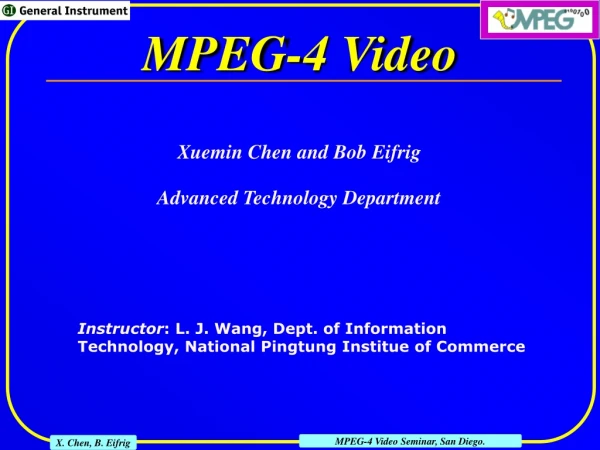 MPEG-4 Video